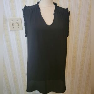 Perfectly Priscilla black top sz 1X